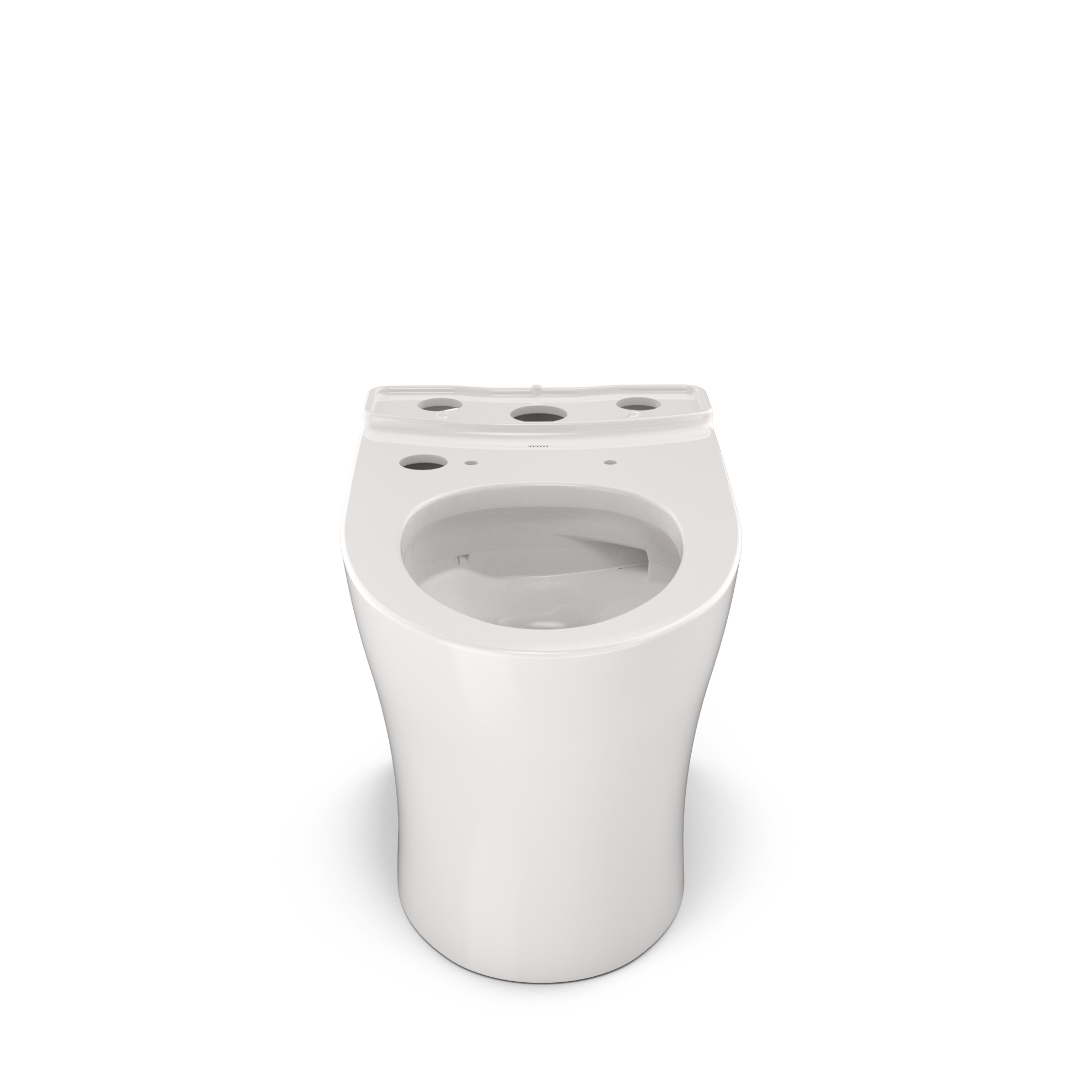 TOTO Aquia IV WASHLET+ Elongated Skirted Toilet Bowl with CEFIONTECT, Colonial White, Vitreous China, CT446CEGNT40#11