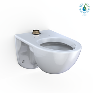 Alternate Image for TOTO TORNADO FLUSH Commercial Flushometer Wall-Mounted Toilet with CEFIONTECT, Elongated, Cotton White, Vitreous China, CT728CUG#01