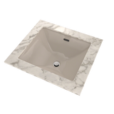 TOTO Legato Rectangular Undermount Bathroom Sink with CEFIONTECT, Bone, Vitreous China, LT624G#03