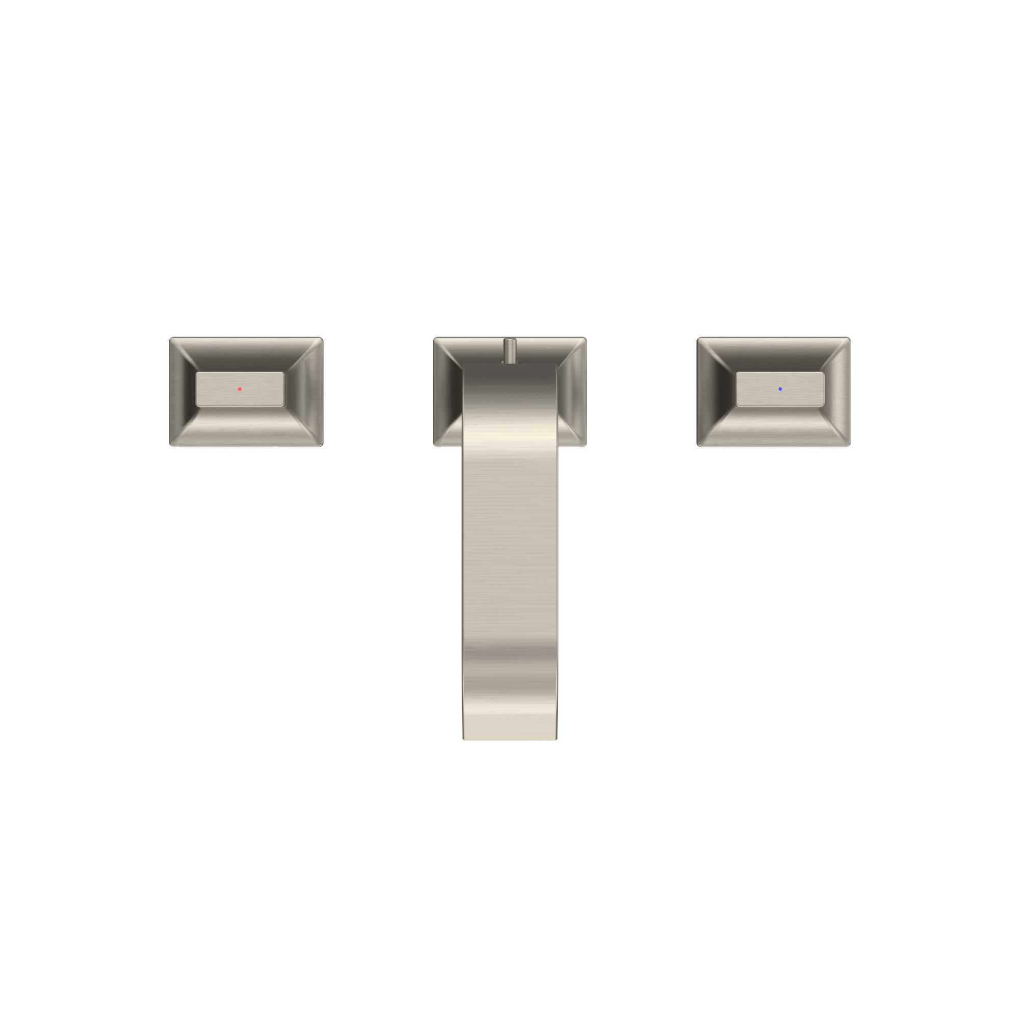 TOTO GC 1.2 GPM Two Handle Widespread Bathroom Sink Faucet, Brushed Nickel, Brass, TLG08201U#BN
