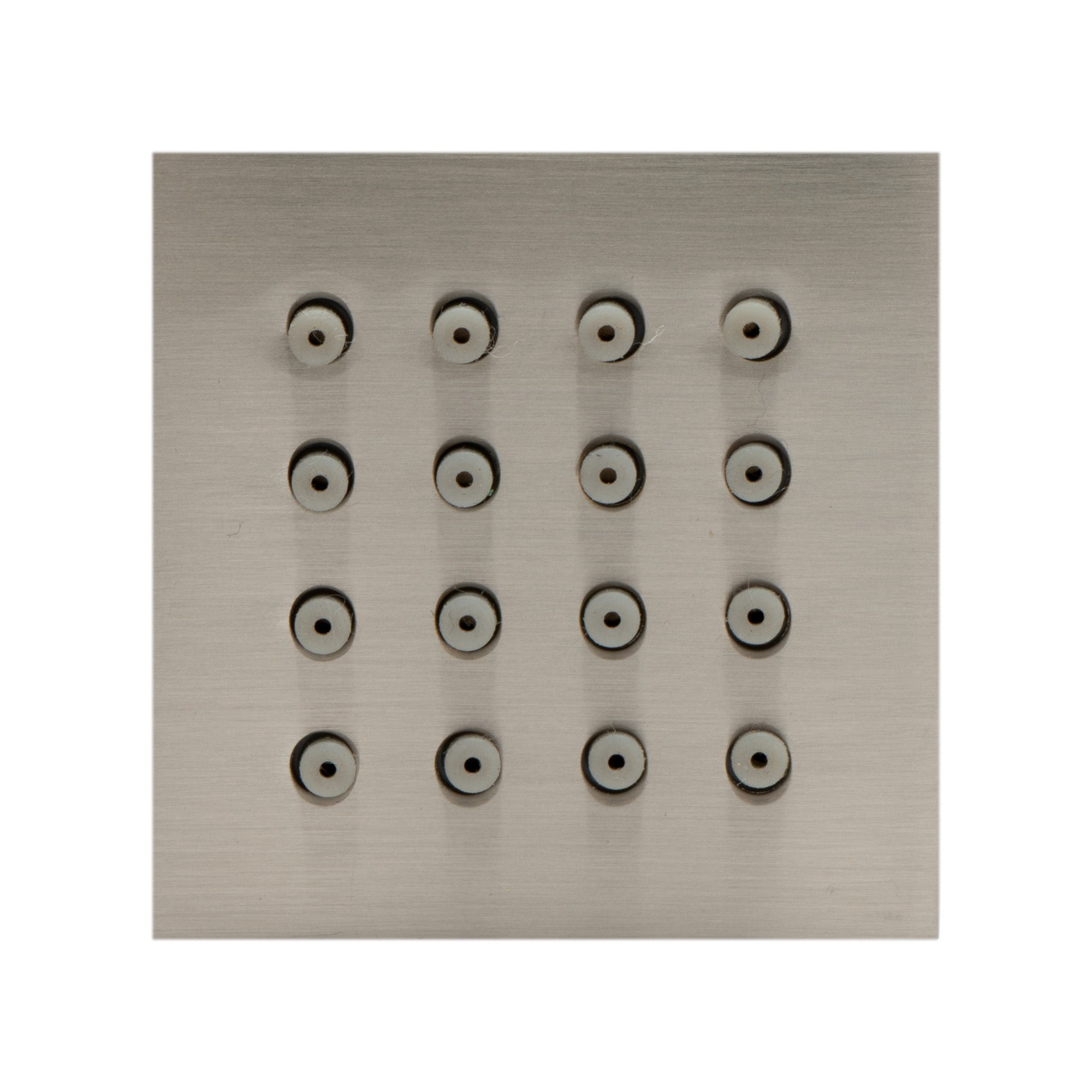ALFI brand AB3820-BN Brushed Nickel 2" Square Adjustable Shower Body Spray, Brass