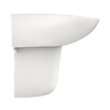 TOTO Prominence Oval Wall-Mount Bathroom Sink with CEFIONTECT and Shroud for 8 Inch Center Faucets, Colonial White, Vitreous China, LHT242.8G#11