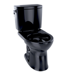 TOTO Drake II 1G Two-Piece Round 1.0 GPF Universal Height Toilet, Ebony, Vitreous China, CST453CUF#51