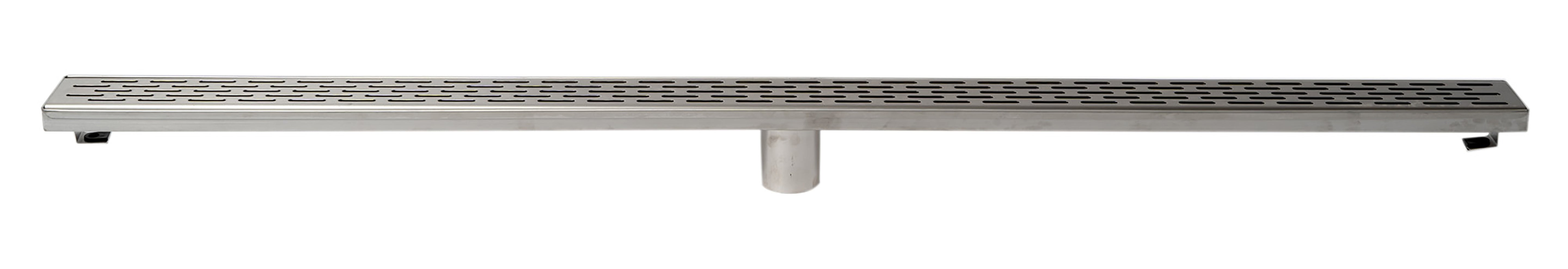 ALFI brand ABLD47C-BSS 47" Stainless Steel Linear Shower Drain with Groove Holes