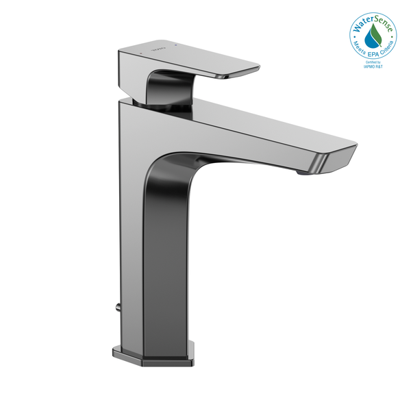 TOTO GE 1.2 GPM Single Handle Semi-Vessel Bathroom Sink Faucet with COMFORT GLIDE Technology, Polished Chrome, Brass, TLG07303U#CP