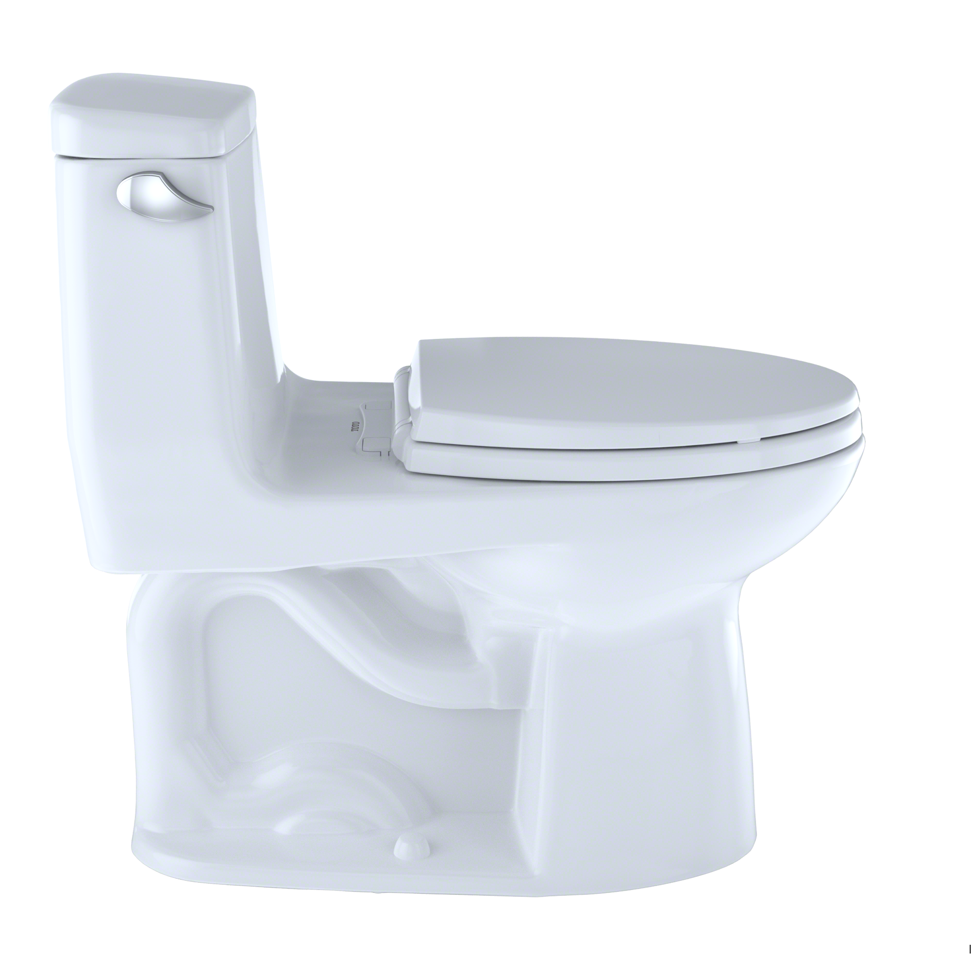 TOTO UltraMax One-Piece Elongated 1.6 GPF ADA Compliant Toilet, Colonial White, Vitreous China, MS854114SL#11