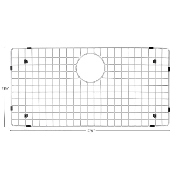 Karran 33" Drop In/Topmount Quartz Composite Kitchen Sink, Black, QT-712-BL-PK1