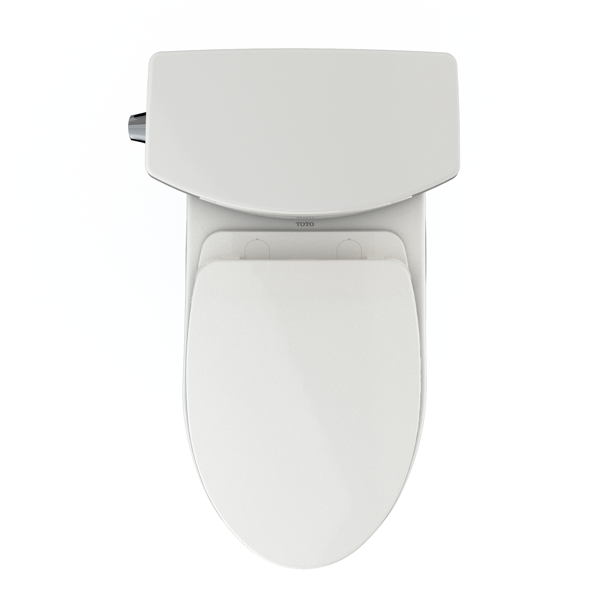 TOTO Vespin II 1G Two-Piece Elongated 1.0 GPF Universal Height Toilet with CEFIONTECT and SS124 SoftClose Seat, WASHLET+ Ready, Colonia White, Vitreous China|Plastic, Colonial White, MS474124CUFG#11