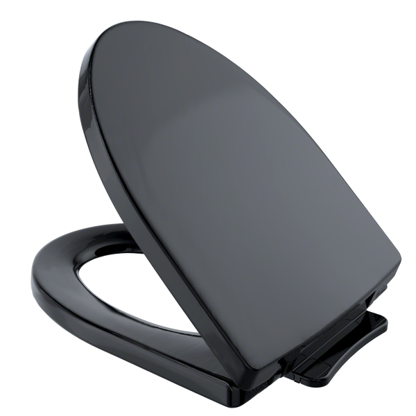 TOTO Soire SoftClose Non Slamming, Slow Close Elongated Toilet Seat and Lid, Ebony, Plastic, SS214#51