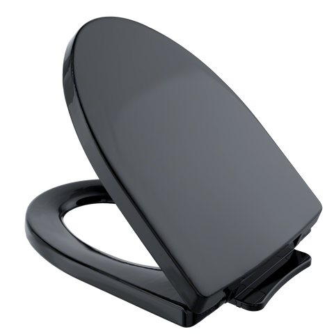 TOTO Soire SoftClose Non Slamming, Slow Close Elongated Toilet Seat and Lid, Ebony, Plastic, SS214#51