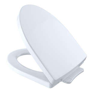 Alternate Image for TOTO Soire SoftClose Non Slamming, Slow Close Elongated Toilet Seat and Lid, Cotton White, Plastic, SS214#01