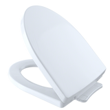 TOTO Soire SoftClose Non Slamming, Slow Close Elongated Toilet Seat and Lid, Cotton White, Plastic, SS214#01