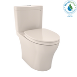 TOTO Aquia IV WASHLET+ Two-Piece Elongated Dual Flush 1.28 and 0.9 GPF Toilet with CEFIONTECT, Sedona Beige, Vitreous China, MS446124CEMGN#12