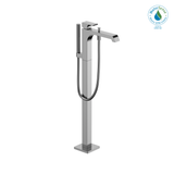 TOTO GC Single-Handle Free Standing Tub Filler with Handshower, Polished Chrome, Brass, TBG08306U#CP