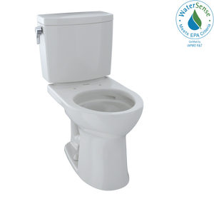 Alternate Image for TOTO Drake II 1G Two-Piece Round 1.0 GPF Universal Height Toilet with CEFIONTECT, Colonial White, Vitreous China, CST453CUFG#11