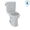 TOTO Drake II 1G Two-Piece Round 1.0 GPF Universal Height Toilet with CEFIONTECT, Colonial White, Vitreous China, CST453CUFG#11