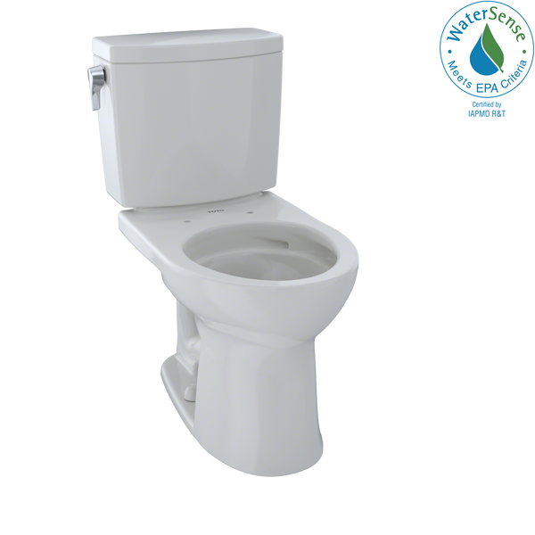 TOTO Drake II 1G Two-Piece Round 1.0 GPF Universal Height Toilet with CEFIONTECT, Colonial White, Vitreous China, CST453CUFG#11