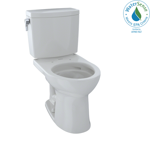 TOTO Drake II 1G Two-Piece Round 1.0 GPF Universal Height Toilet with CEFIONTECT, Colonial White, Vitreous China, CST453CUFG#11