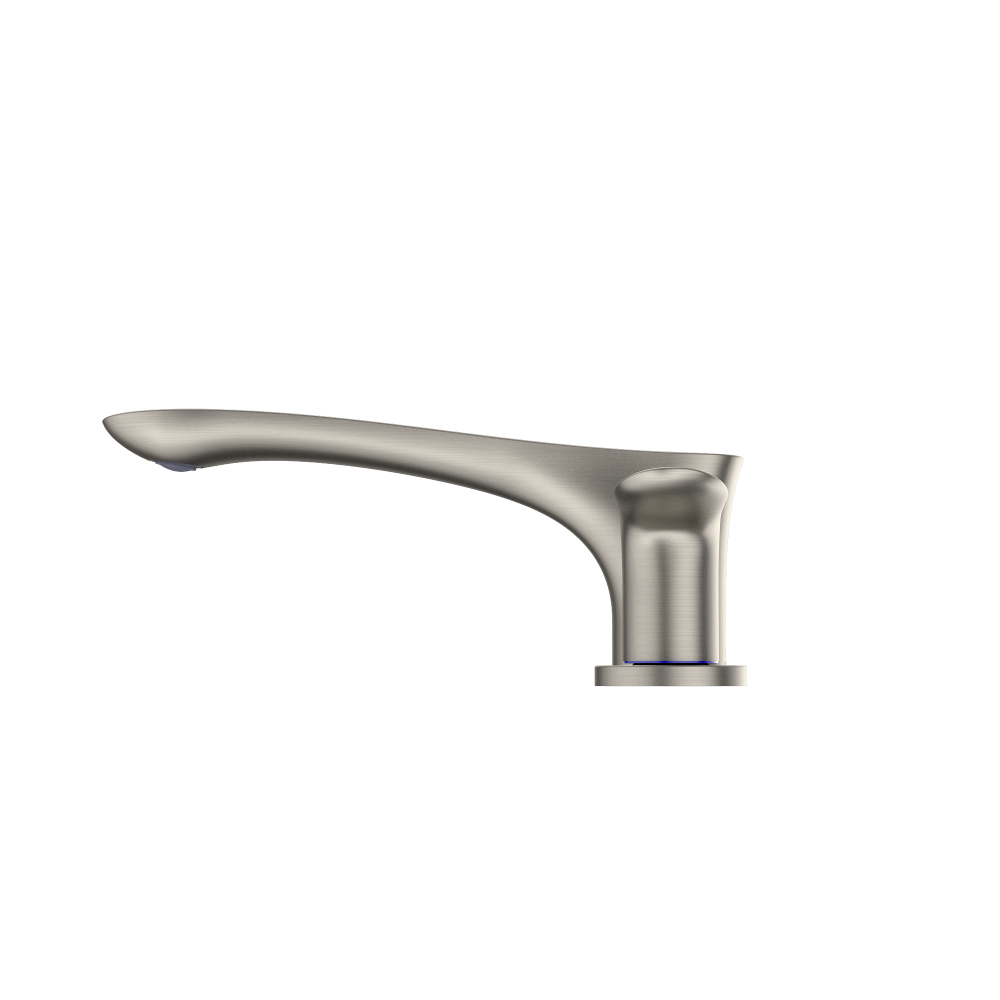 TOTO GO Two-Handle Deck-Mount Roman Tub Filler Trim, Brushed Nickel, Brass, TBG01201U#BN