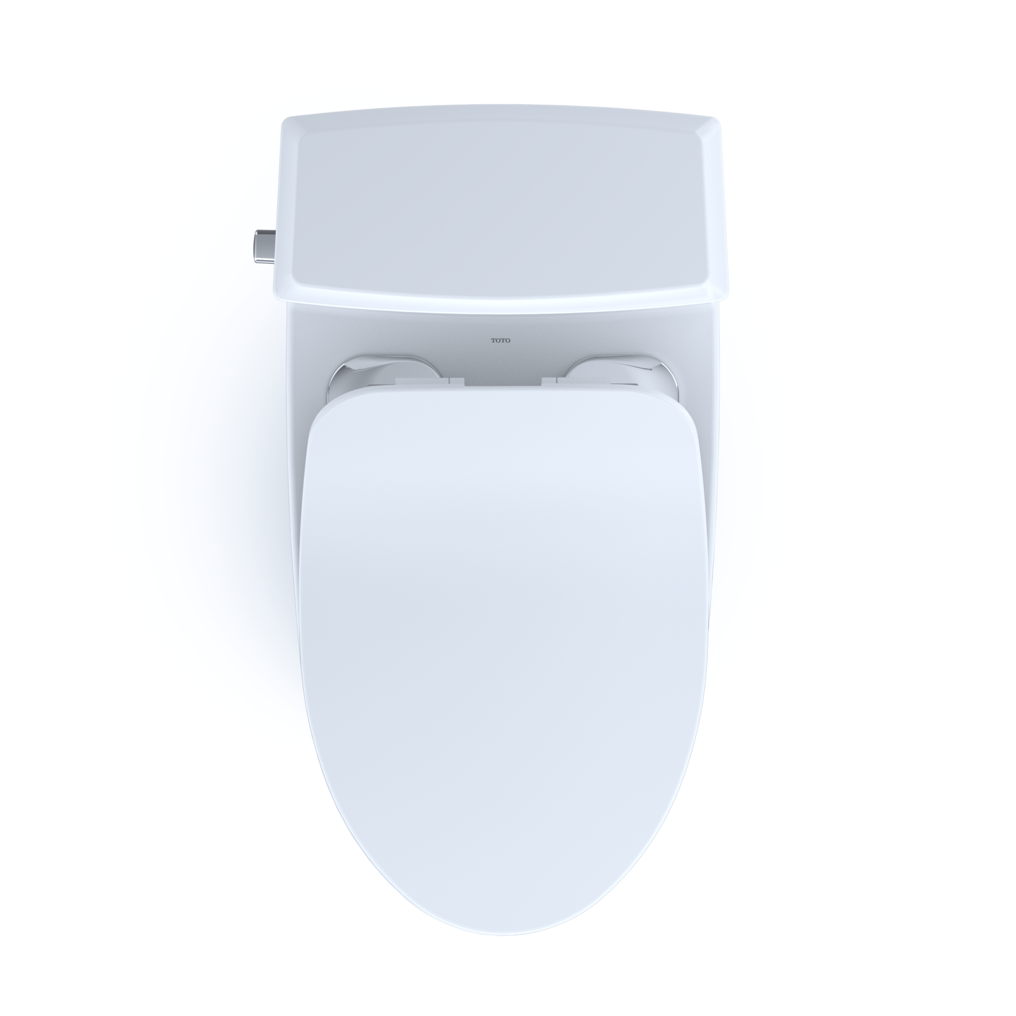 TOTO Connelly Two-Piece Elongated Dual Flush 1.28 and 0.9 GPF Toilet with CEFIONTECT, WASHLET+ Ready, Cotton White, Vitreous China, MS494234CEMFG#01