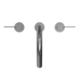 TOTO GF Two Lever Handle Deck-Mount Roman Tub Filler Trim, Polished Chrome, Brass, TBG11201UA#CP