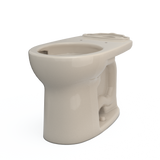 TOTO Drake Round TORNADO FLUSH Toilet Bowl with CEFIONTECT, Bone, Vitreous China, C775CEFG#03