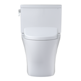 TOTO WASHLET+ Nexus Two-Piece Elongated 1.28 GPF Toilet with S7A Contemporary Bidet Seat, Cotton White, Vitreous China|Plastic, MW4424736CEFG#01