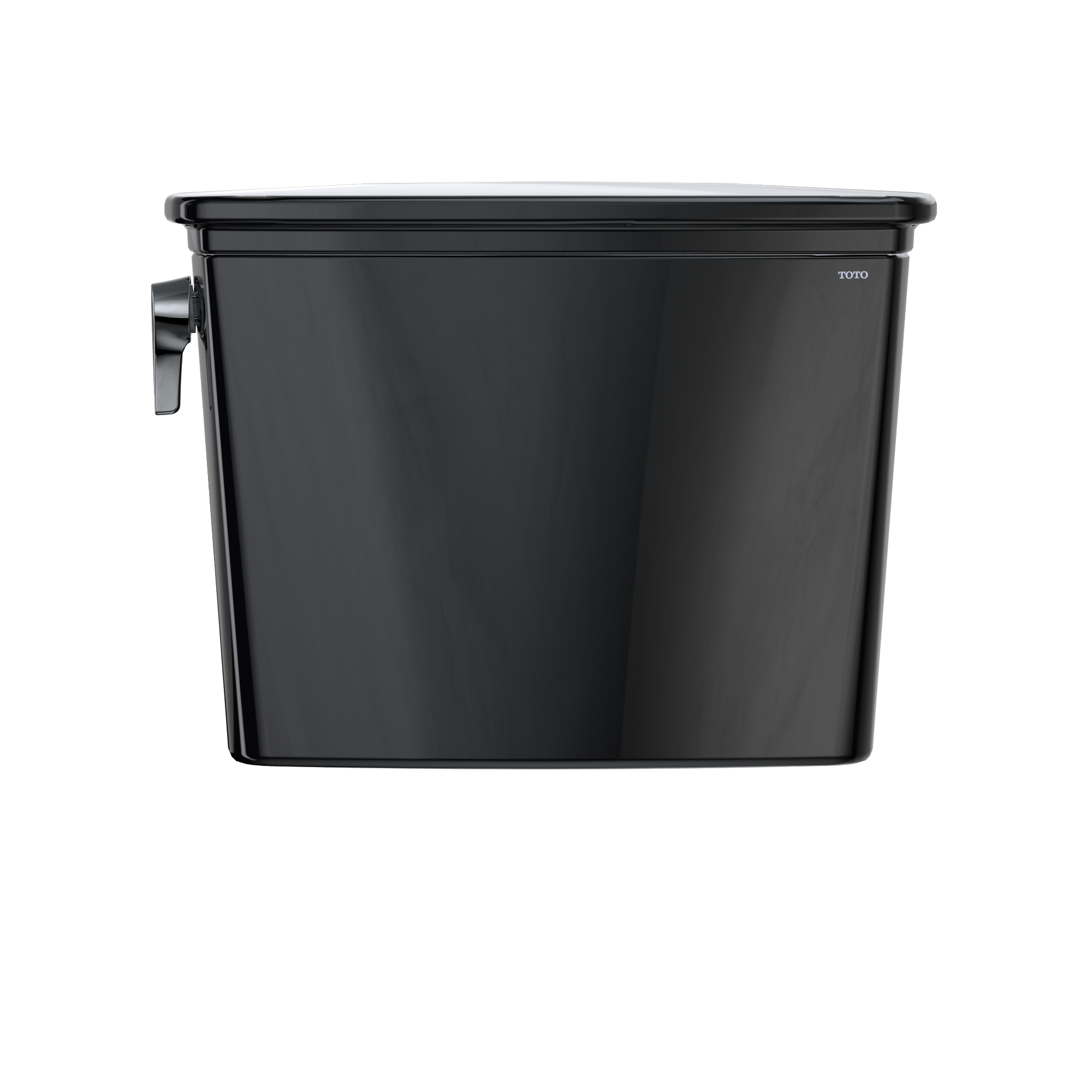 TOTO Drake Transitional 1.28 GPF Toilet Tank with WASHLET+ Auto Flush Compatibility, Ebony, Vitreous China, ST786EA#51