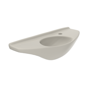 Alternate Image for TOTO Oval Wall-Mount Bathroom Sink with CEFIONTECT, Sedona Beige, Vitreous China, LT650G#12