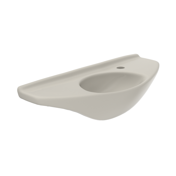 TOTO Oval Wall-Mount Bathroom Sink with CEFIONTECT, Sedona Beige, Vitreous China, LT650G#12