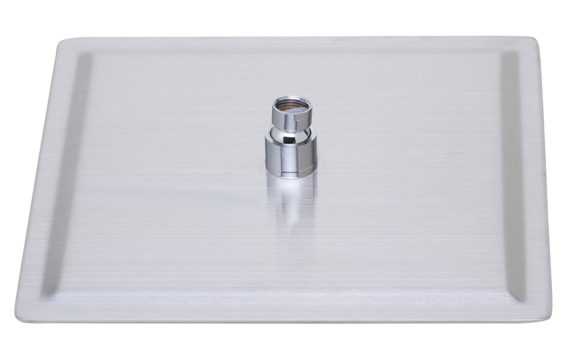 ALFI brand RAIN12S-BSS Solid Brushed Stainless Steel 12" Square Ultra Thin Rain Shower Head
