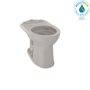 Alternate Image for TOTO Drake II Universal Height Round Toilet Bowl with CEFIONTECT, Bone, Vitreous China, C453CUFG#03