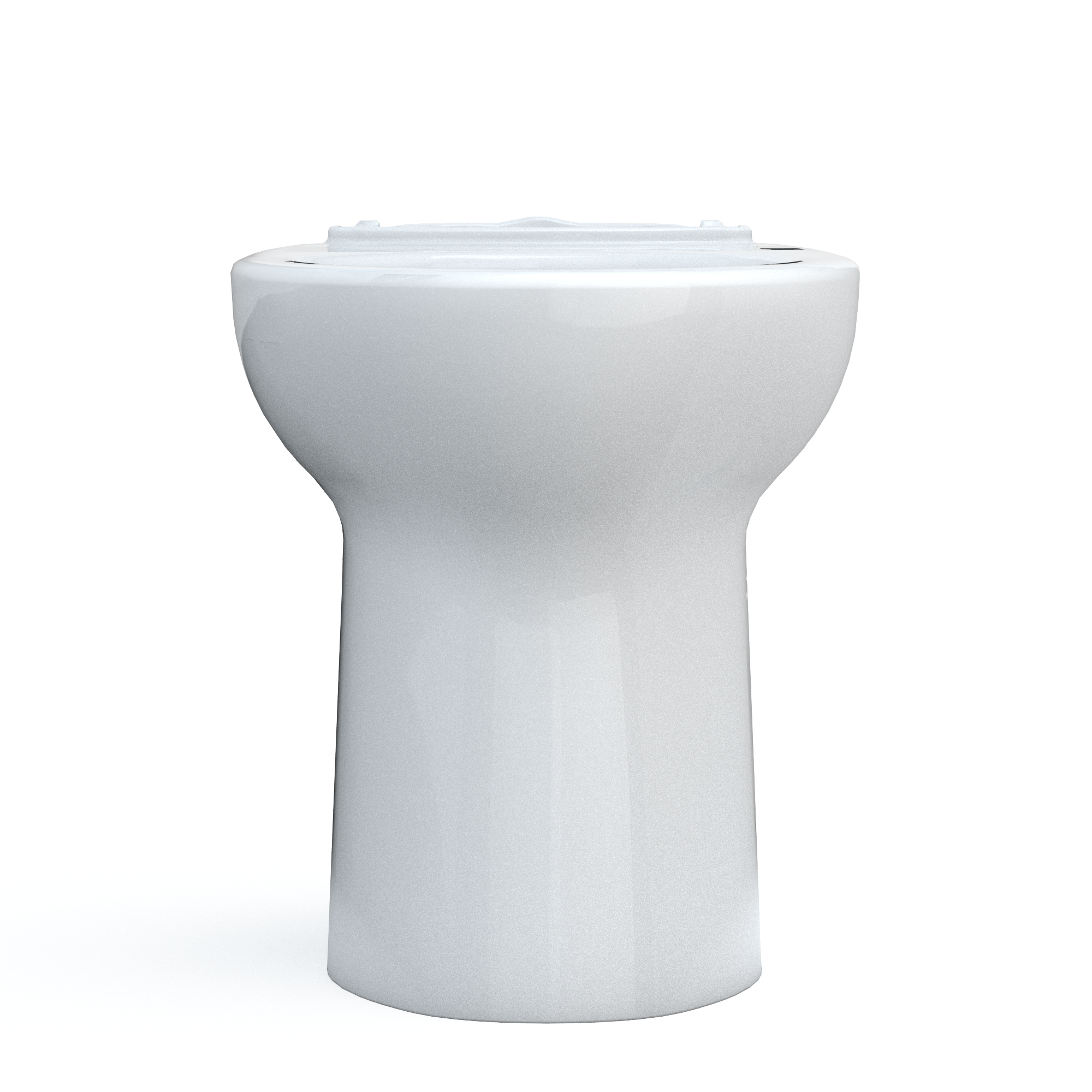 TOTO Drake Elongated TORNADO FLUSH Toilet Bowl with CEFIONTECT, Cotton White, Vitreous China, C776CEG#01