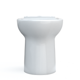 TOTO Drake Elongated TORNADO FLUSH Toilet Bowl with CEFIONTECT, Cotton White, Vitreous China, C776CEG#01