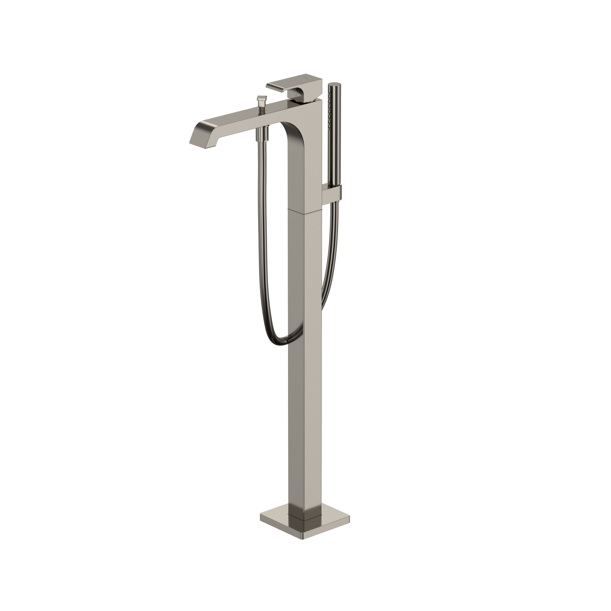 TOTO GC Single-Handle Free Standing Tub Filler with Handshower, Polished Nickel, Brass, TBG08306U#PN