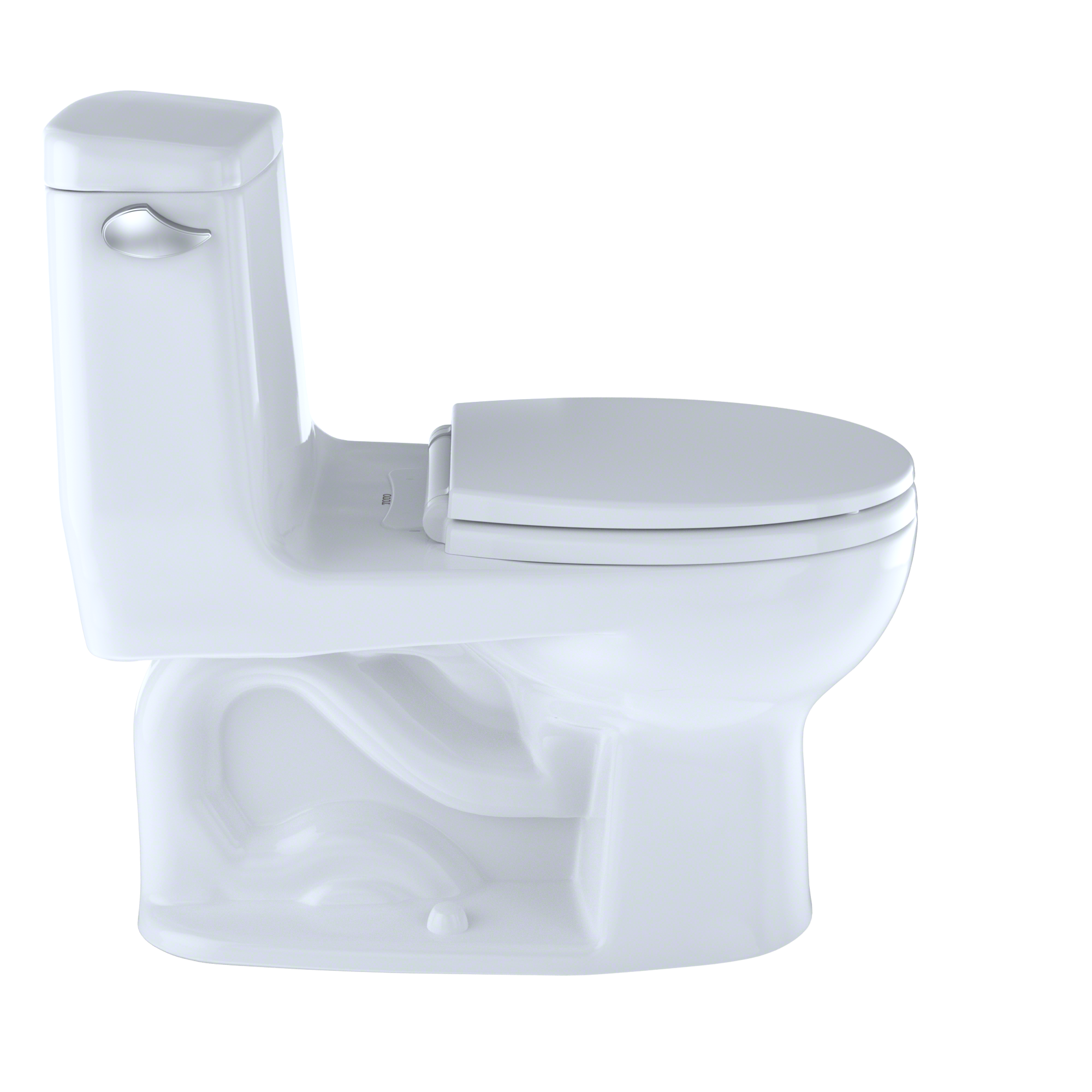 TOTO Ultimate One-Piece Round Bowl 1.6 GPF Toilet, Cotton White, Vitreous China, MS853113#01