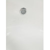 Eago 66" Acrylic Free Standing Oval Air Bubble Bathtub, White, AM2130