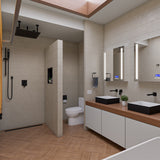 EAGO Porcelain, White, TB359 Dual Flush One Piece High Efficiency Low Flush Ceramic Toilet