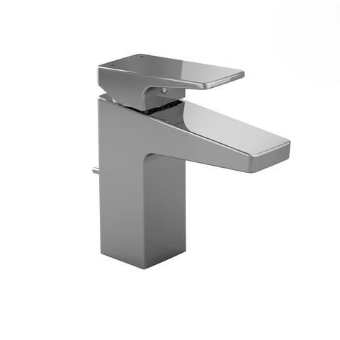 TOTO Oberon F Single Handle 1.5 GPM Bathroom Sink Faucet, Polished Chrome, Brass, TL370SD#CP