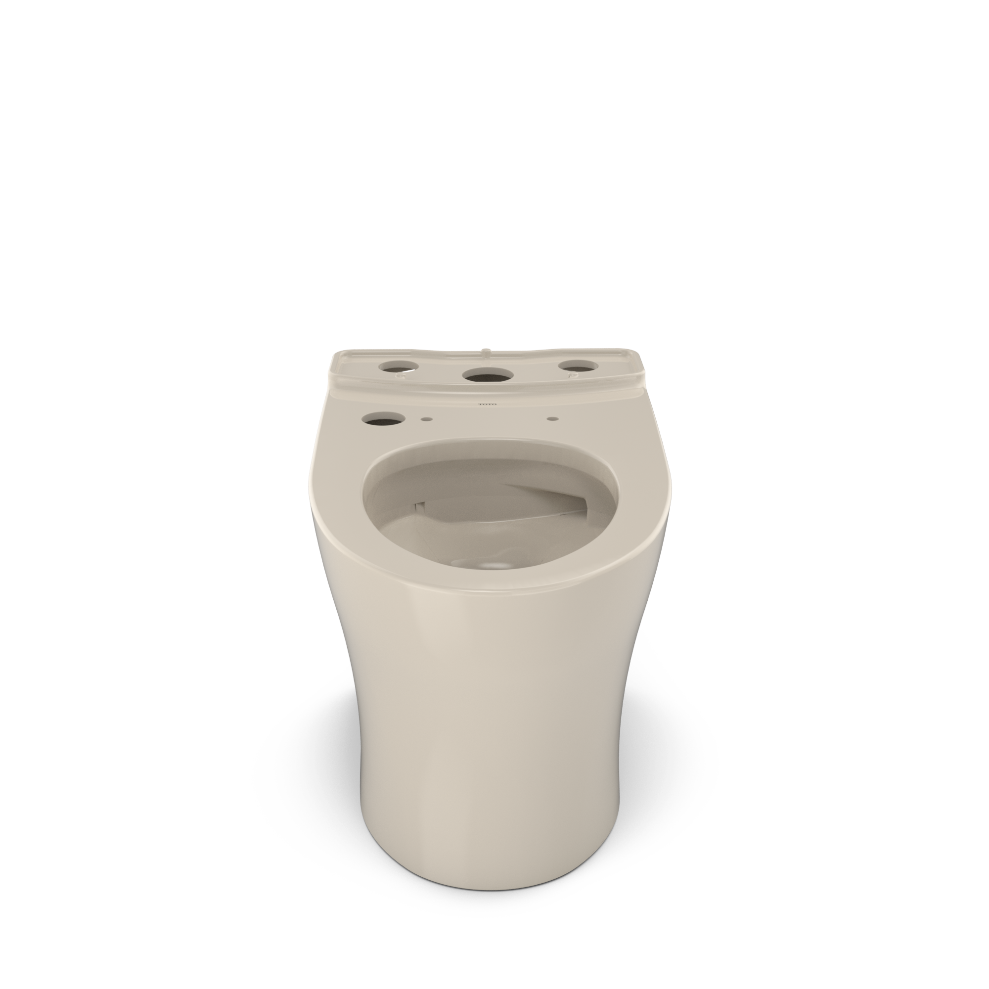TOTO Aquia IV WASHLET+ Elongated Skirted Toilet Bowl with CEFIONTECT, Bone, Vitreous China, CT446CEGNT40#03