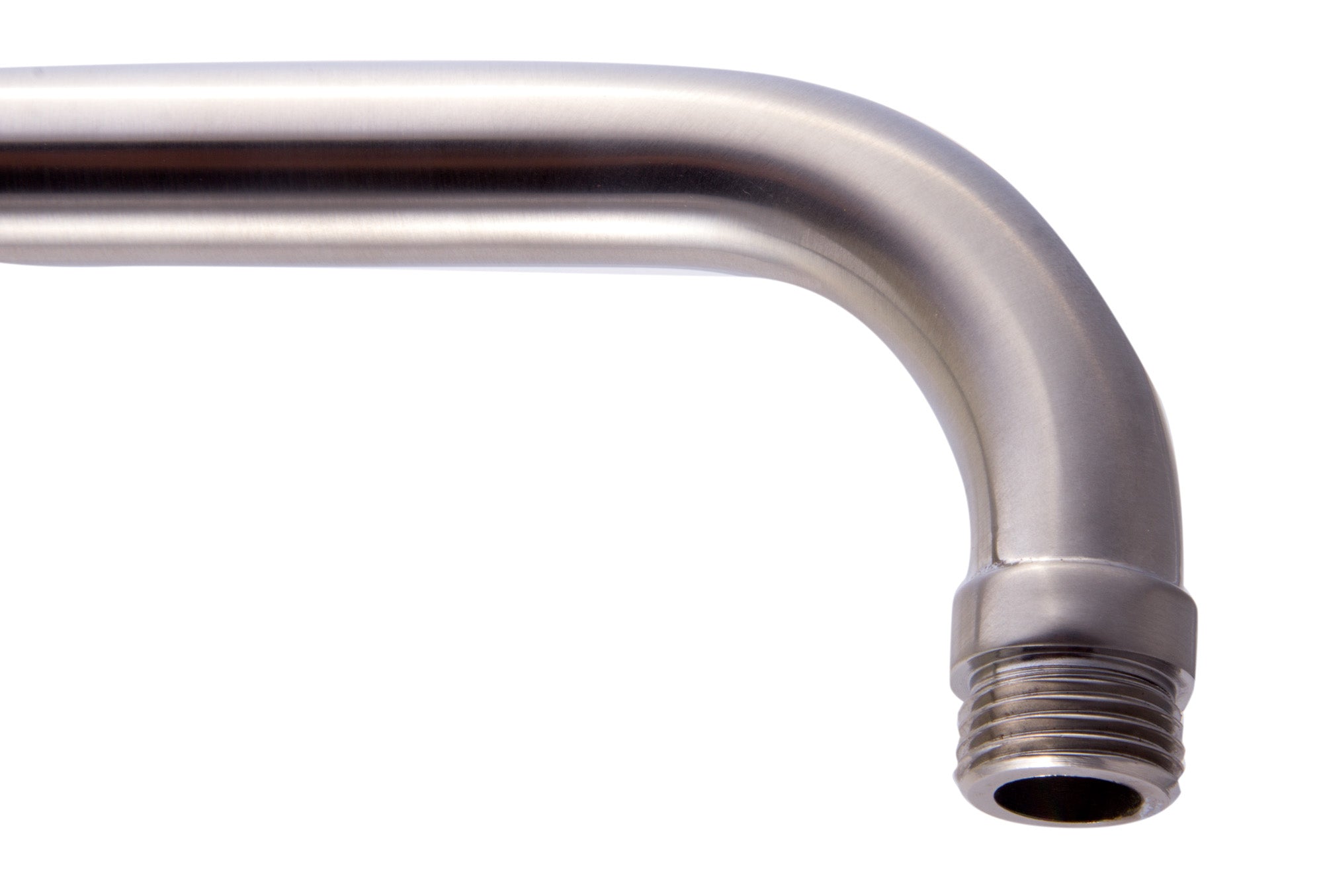 ALFI brand AB12GRW-BN Brushed Nickel 12" Round Raised Wall Mounted Shower Arm, Brass