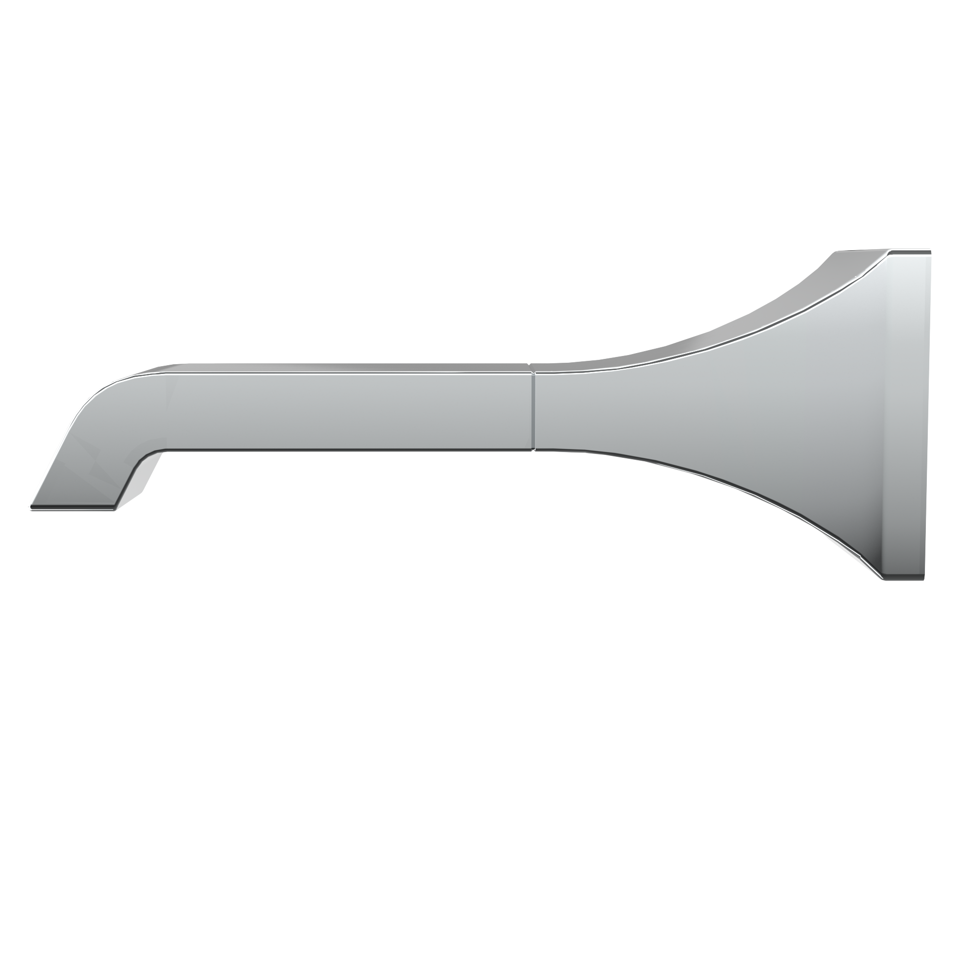 TOTO GC Wall Tub Spout, Polished Chrome, Brass, TBG08001U#CP