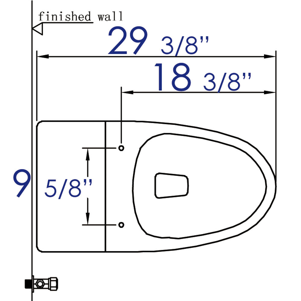 EAGO Plastic, White, R-340SEAT Replacement Soft Closing Toilet Seat for TB340