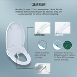 TOTO WASHLET C5 Electronic Bidet Toilet Seat with PREMIST and EWATER+ Wand Cleaning, Elongated, Sedona Beige, Plastic, SW3084#12