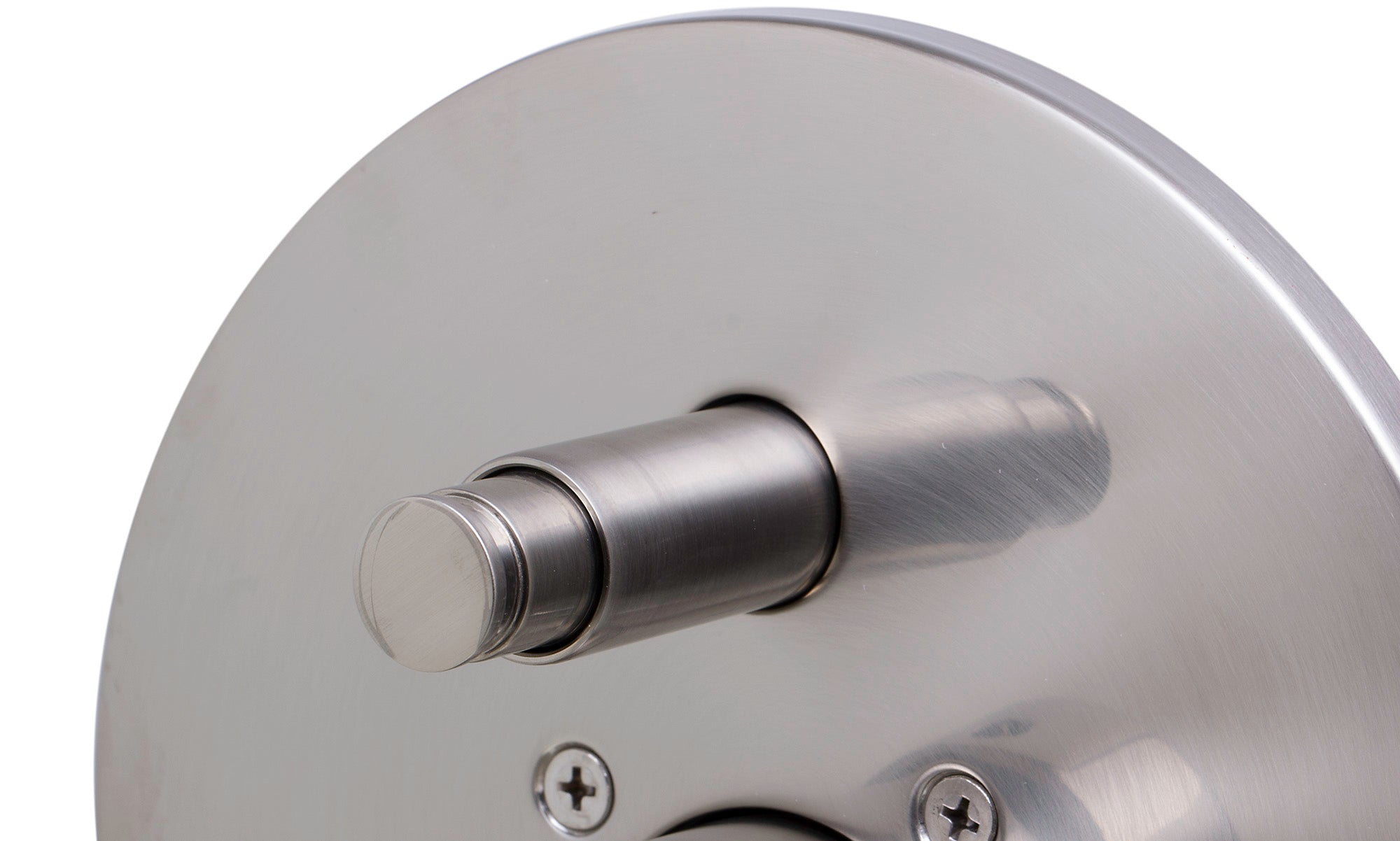 ALFI brand AB3101-BN Brushed Nickel Shower Valve Mixer with Rounded Lever Handle and Diverter, Brass