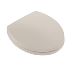 TOTO SoftClose Non Slamming, Slow Close Round Toilet Seat and Lid, Bone, Plastic, SS113#03