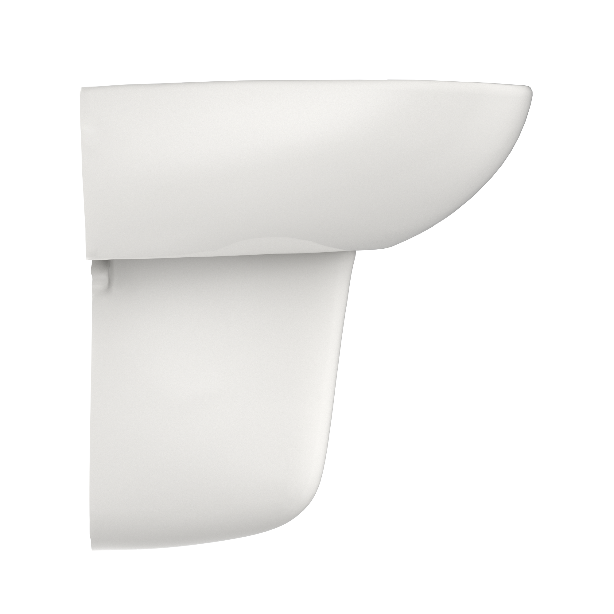 TOTO Supreme Oval Wall-Mount Bathroom Sink with CEFIONTECT and Shroud for 4 Inch Center Faucets, Colonial White, Vitreous China, LHT241.4G#11