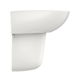 TOTO Supreme Oval Wall-Mount Bathroom Sink with CEFIONTECT and Shroud for 4 Inch Center Faucets, Colonial White, Vitreous China, LHT241.4G#11