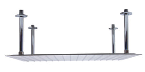 Alternate Image for ALFI brand RAIN24S-BSS 24" Square Brushed Solid Stainless Steel Ultra Thin Rain Shower Head