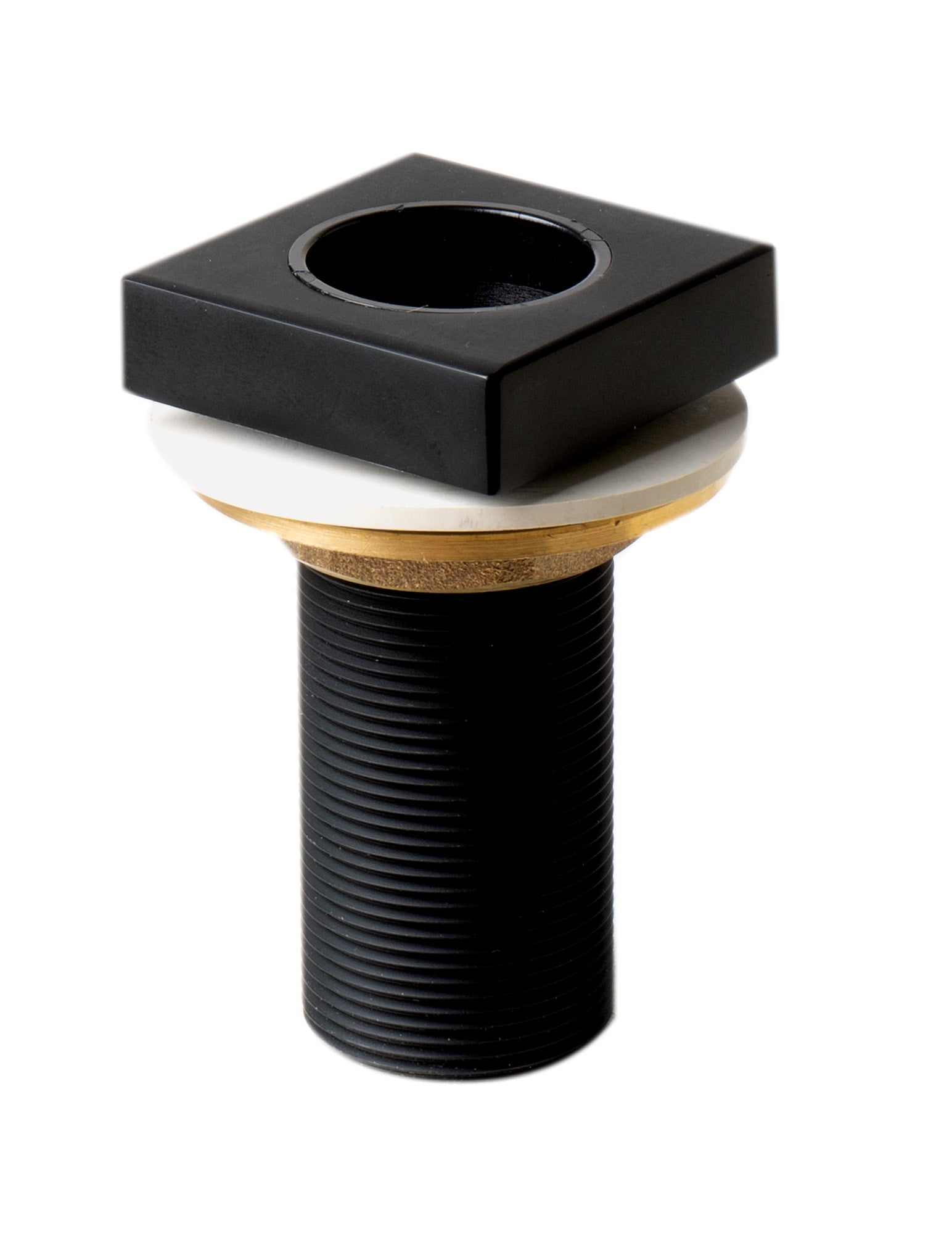 ALFI brand Brass, AB2322-BM Black Matte 3 Hole Deck Mounted Tub Filler with Hand Held